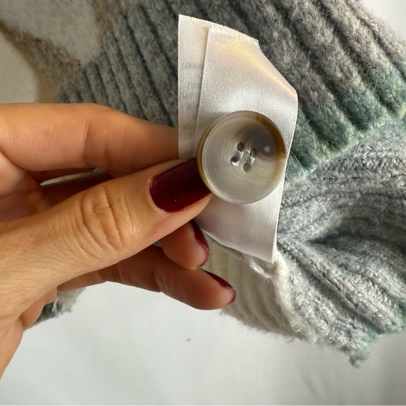 Rachel Zoe cardigan sweater grama- core size: M oversized fit - Picture 10 of 12